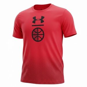 Under Armour Men's Red Basketball Tee